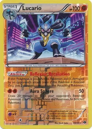 Next Destinies Lucario #64/99 reverse holo